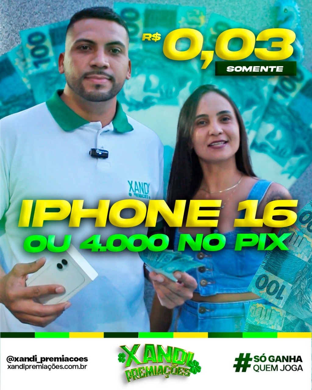 IPHONE 16 OU 4K NO PIX 